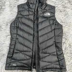 Northface black puffer vest